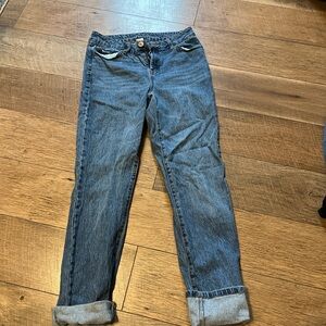 Natural Reflections Blue Ankle Jeans